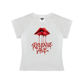 Revenue Ave Solid Color Raglan Sleeve Crop Top