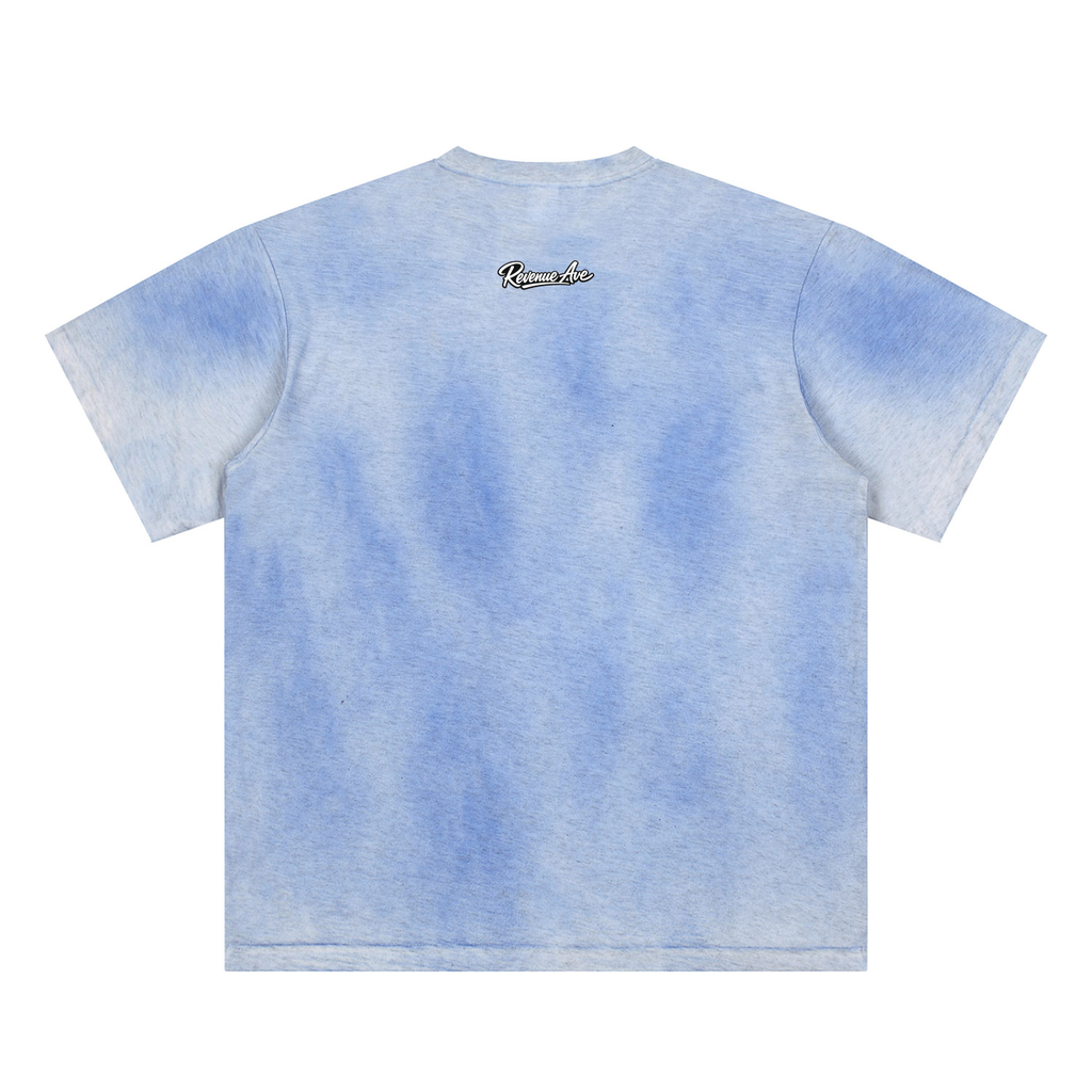 Revenue Ave Sun Fade Hand-Painted T-Shirt