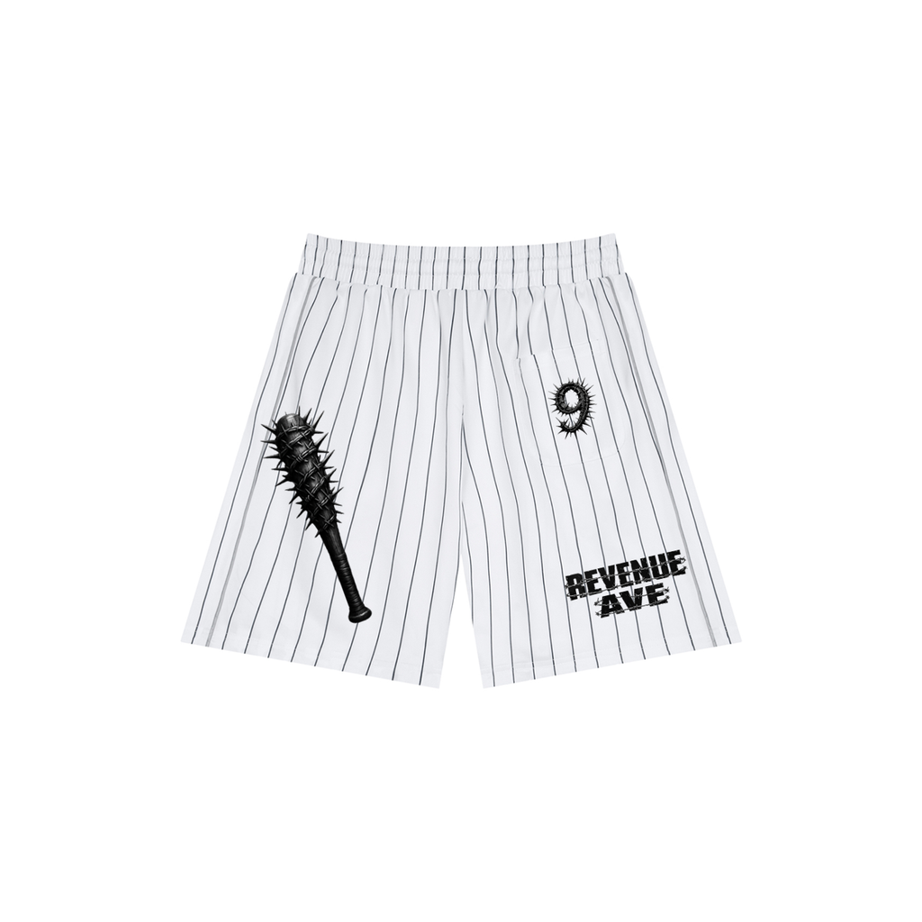 Revenue Ave Unisex Striped Loose Fit Shorts