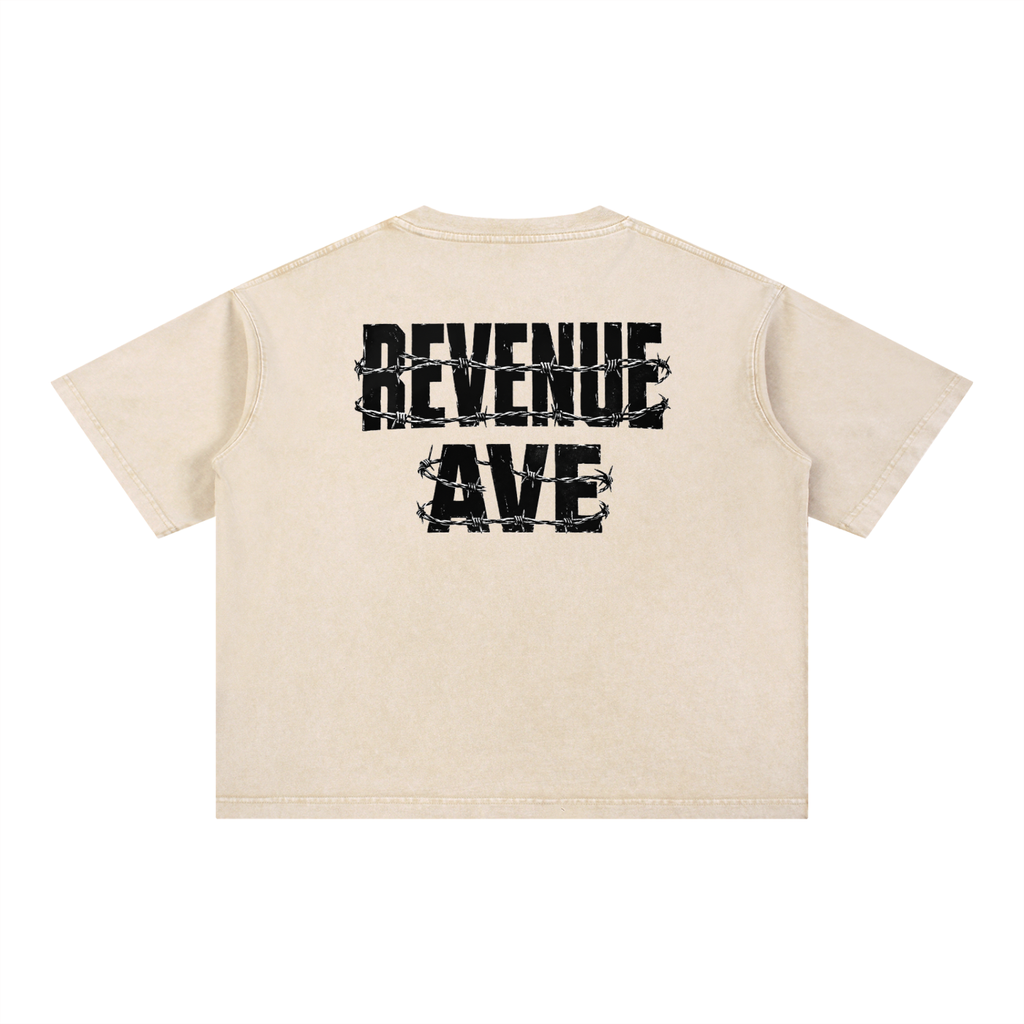 Revenue Ave Mineral Wash Boxy Cotton T-Shirt