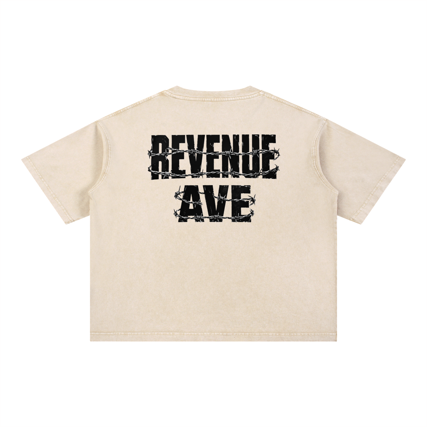 Revenue Ave Mineral Wash Boxy Cotton T-Shirt