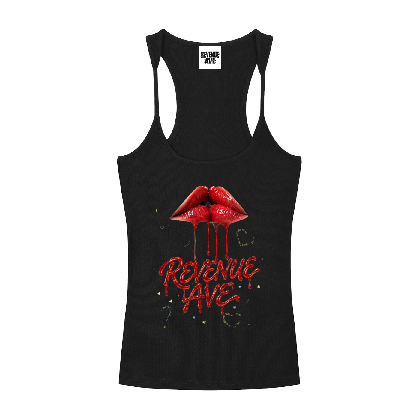 Revenue Ave Slim Fit Ribbed Racerback Tank Top