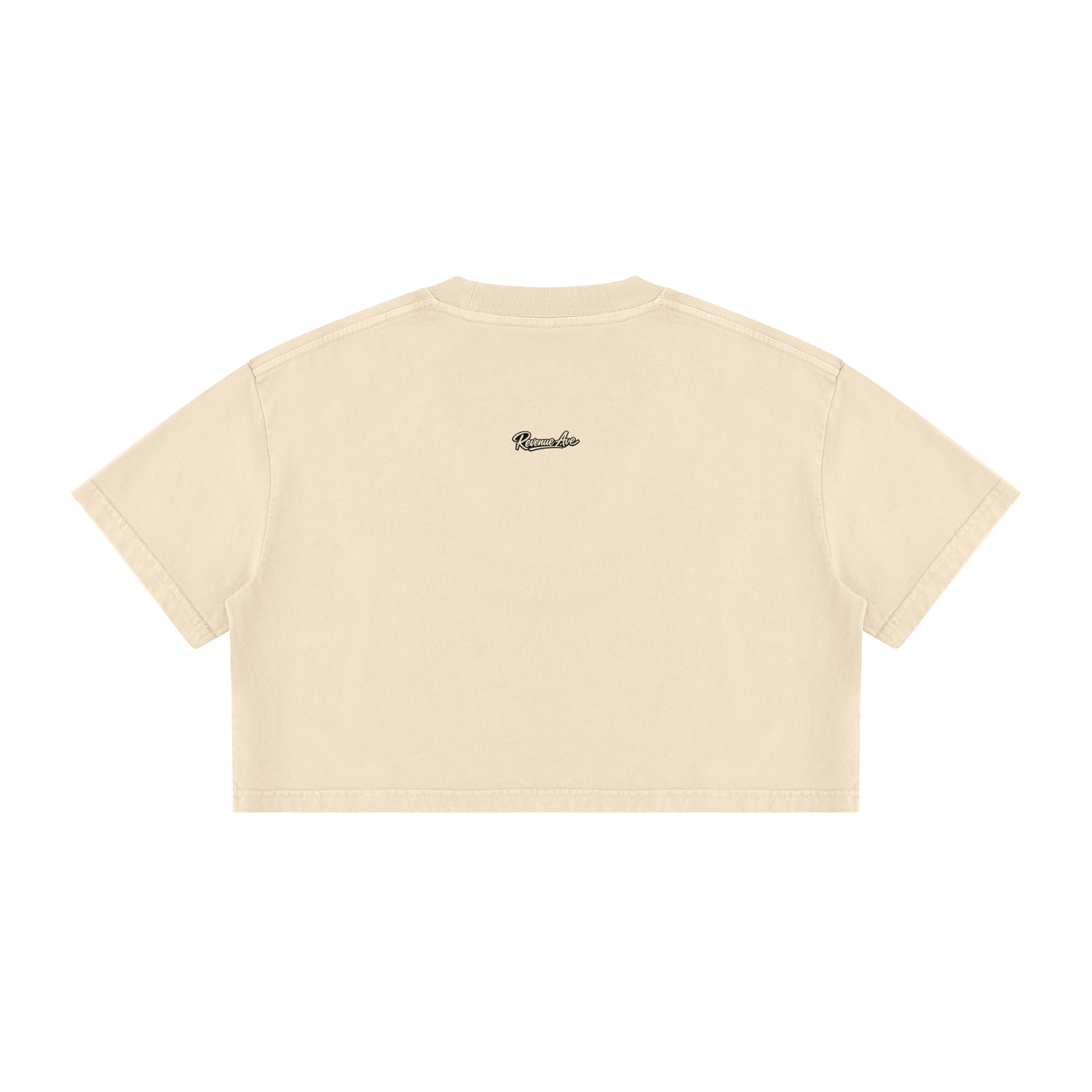Revenue Ave Women's Mineral Wash Cotton Crop T-Shirt
