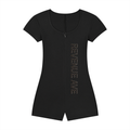 Women's Dual-Function Cape Tie-Waist Romper