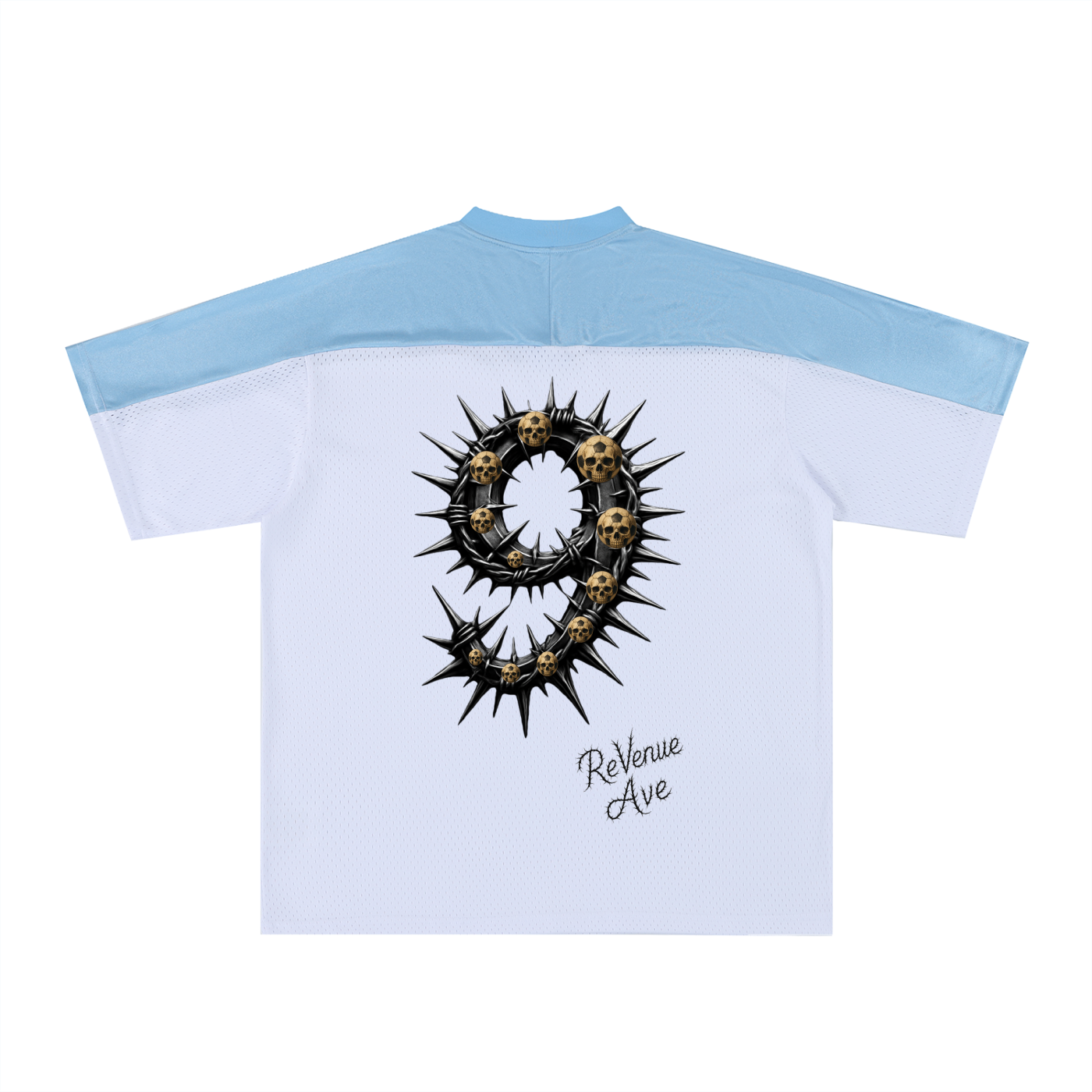 Revenue Ave Oversized Mesh V-Neck Soccer Jersey