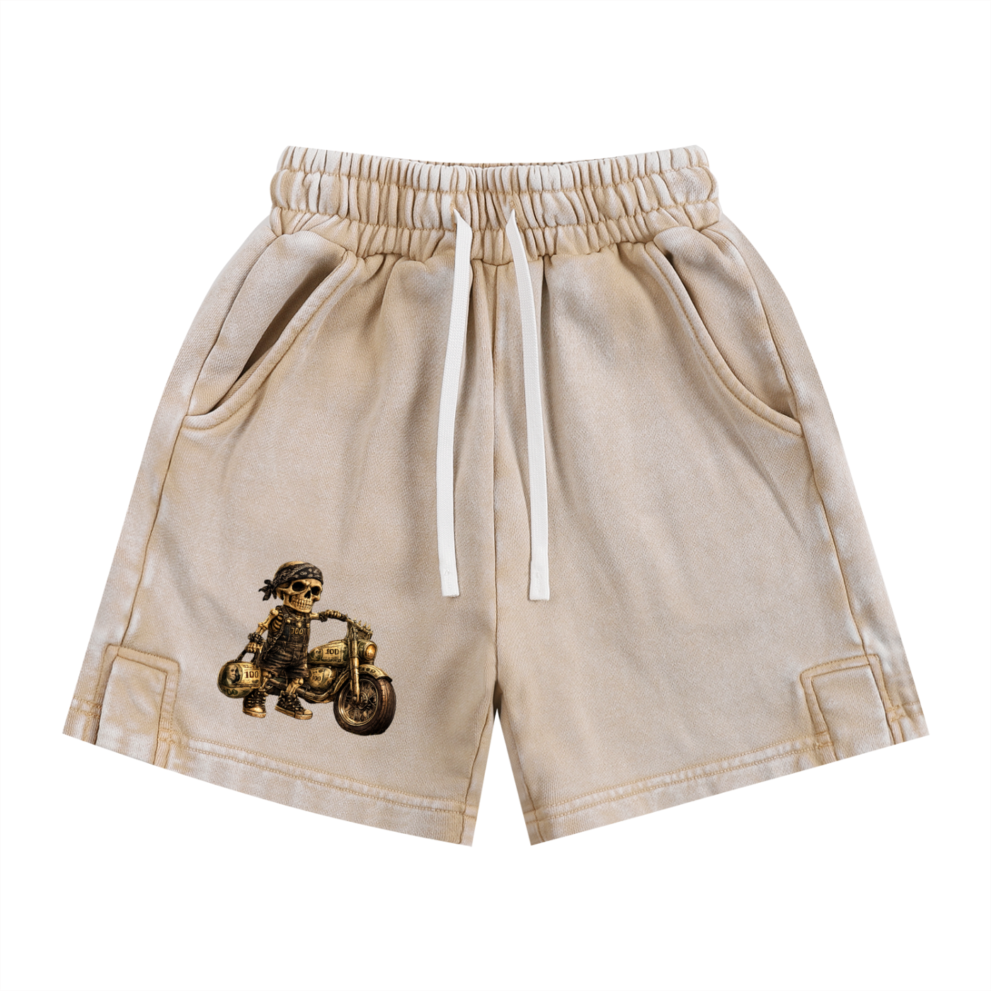 Revenue Ave Snow Washed Kids' Shorts