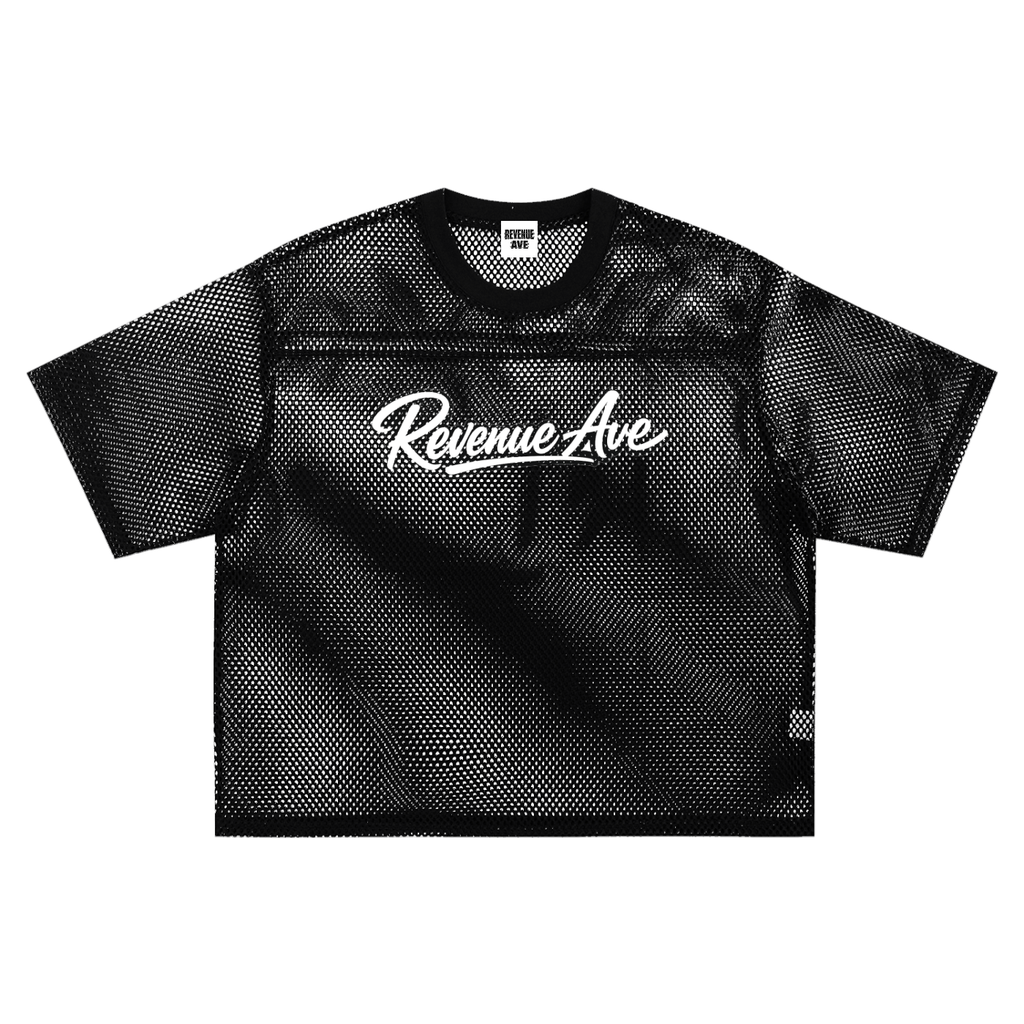 Revenue Ave See-through Boxy Net T-Shirt