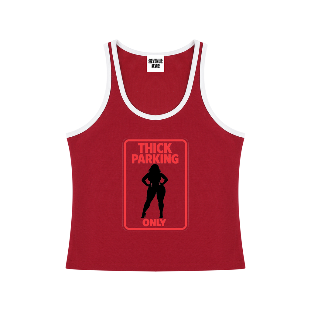 Women's Color Block Cropped Tank Top
