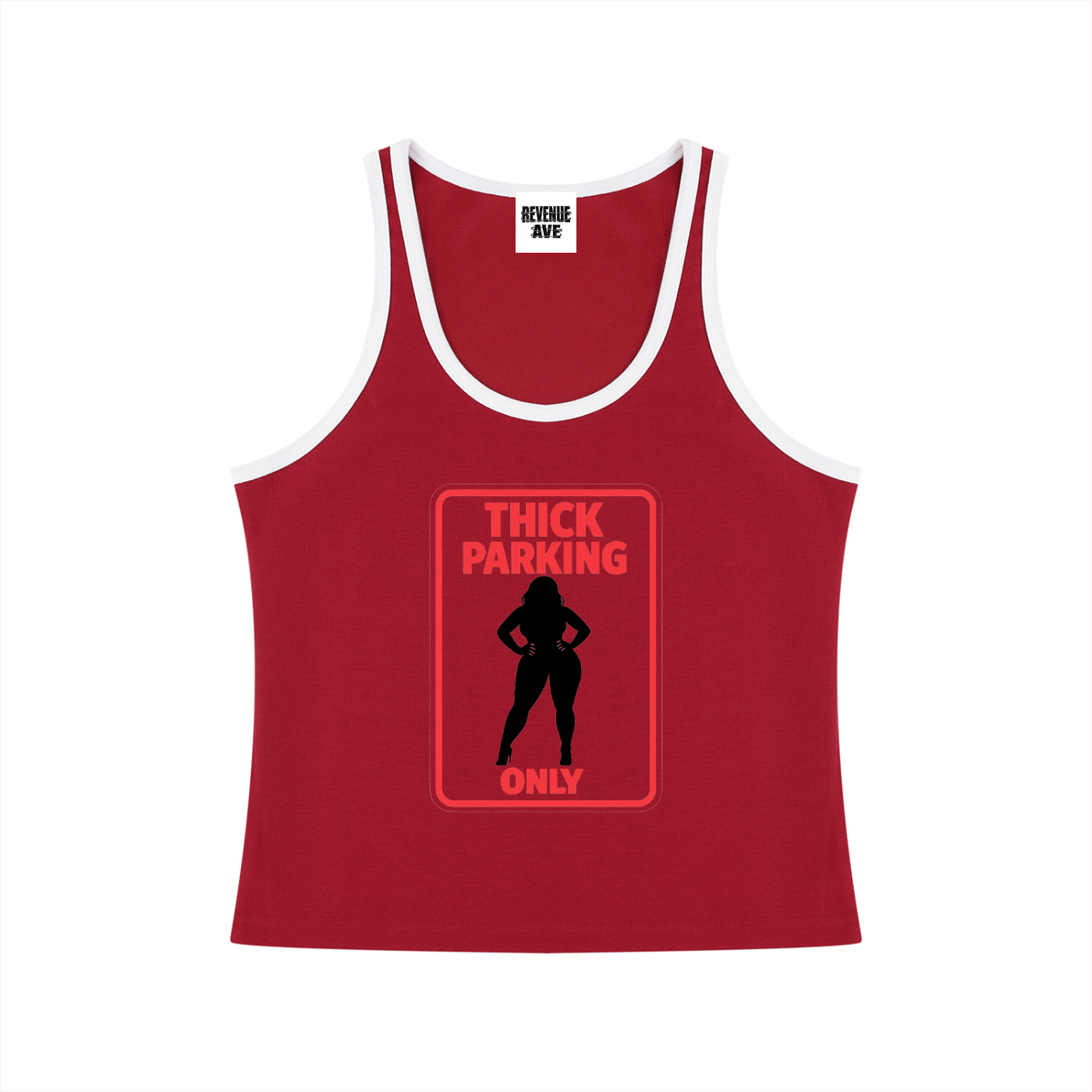 Women's Color Block Cropped Tank Top