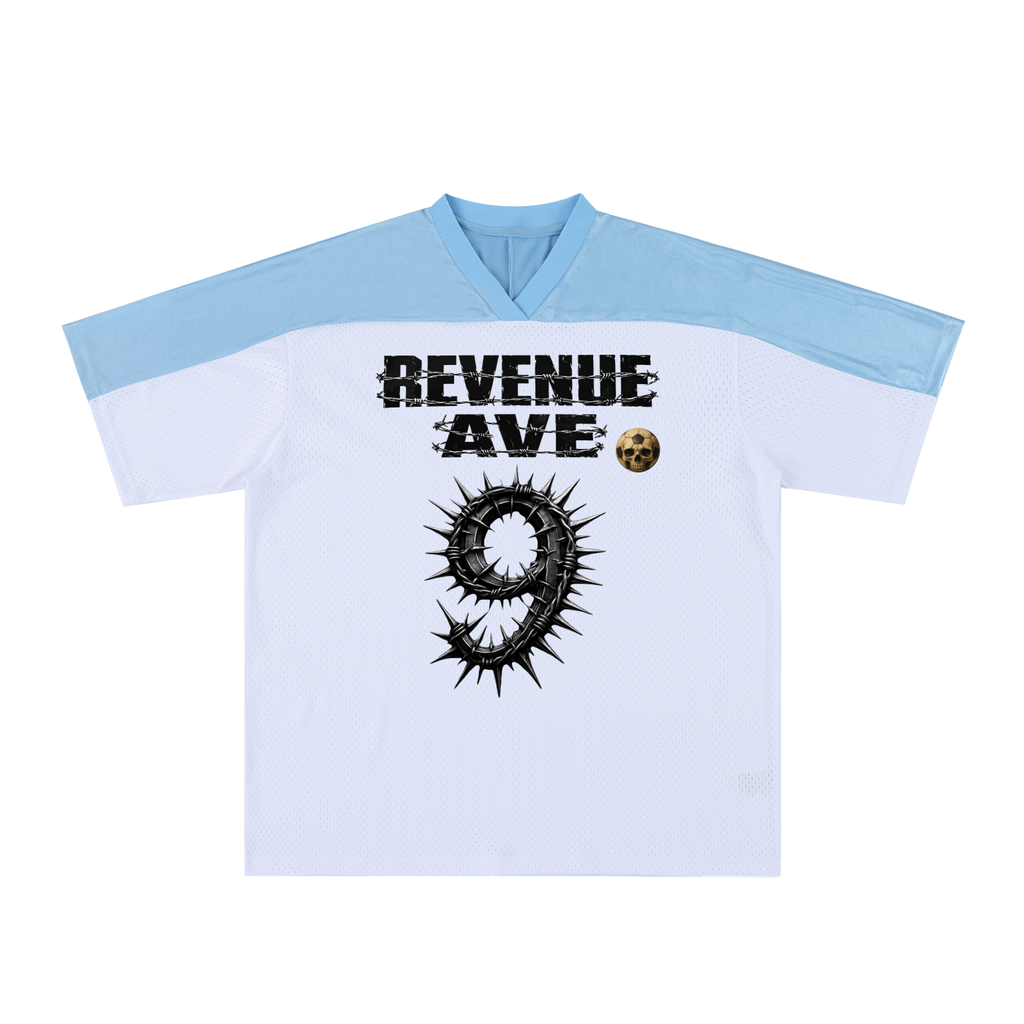 Revenue Ave Oversized Mesh V-Neck Soccer Jersey