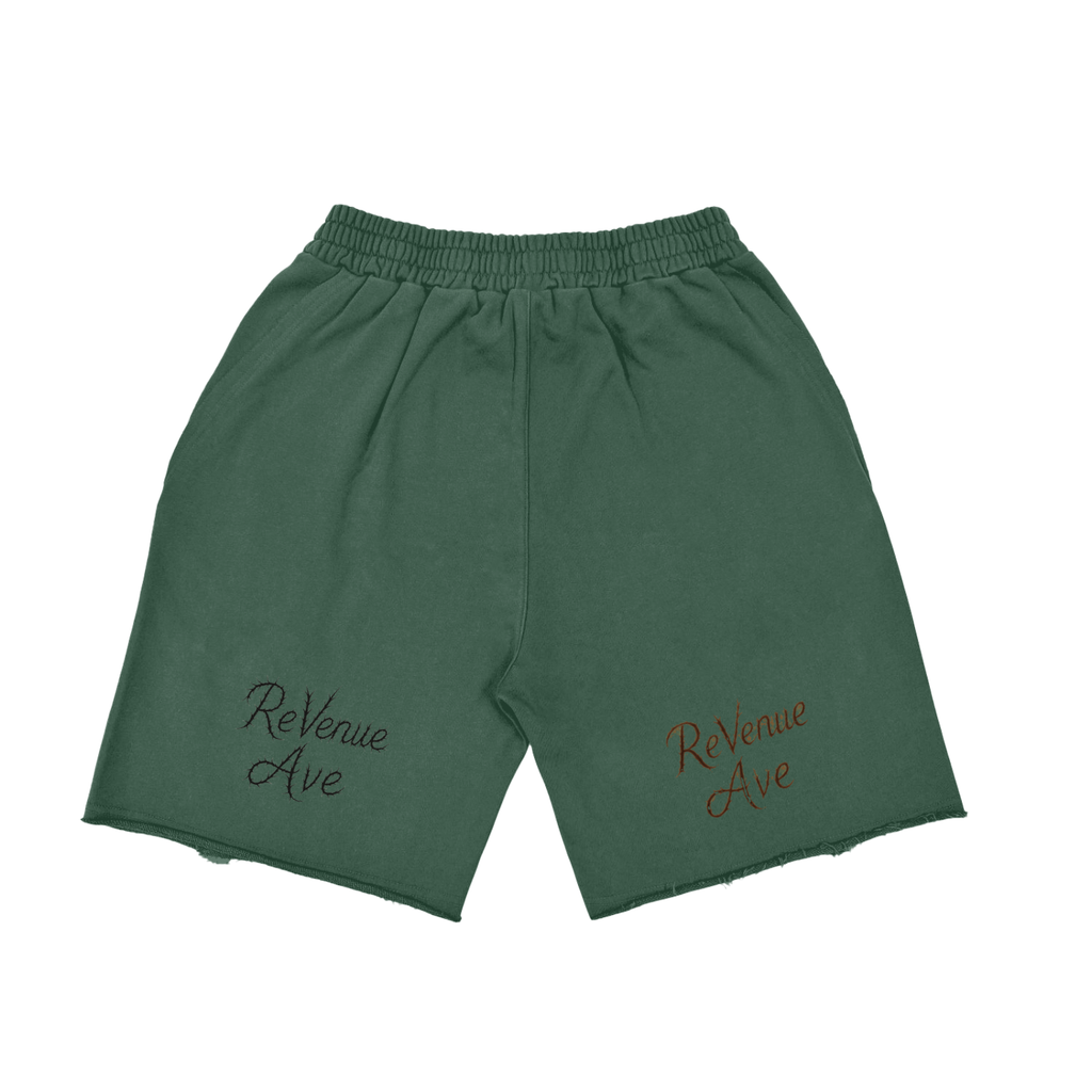 Revenue Ave Vintage Washed Tiger Stripes Short Pants