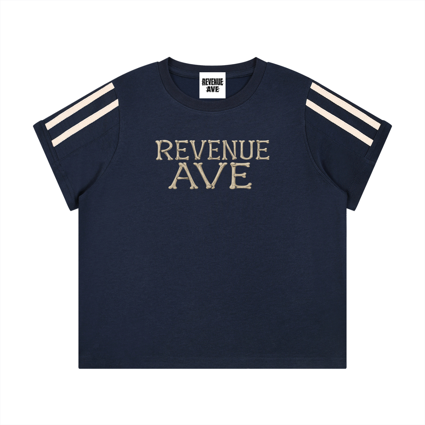 Revenue Ave Women's Varsity Stripe T-Shirt
