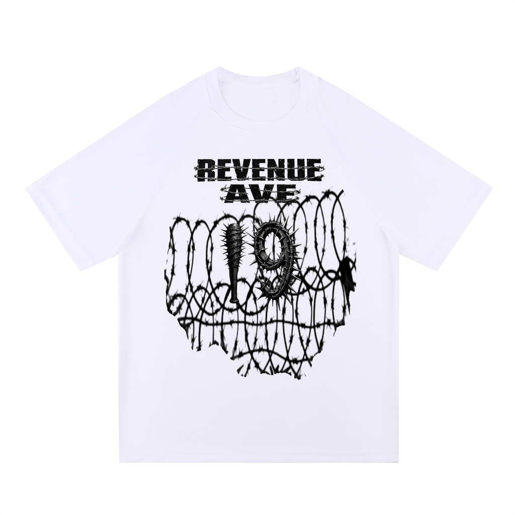 Revenue Ave Raglan Sleeve Mesh T-Shirt