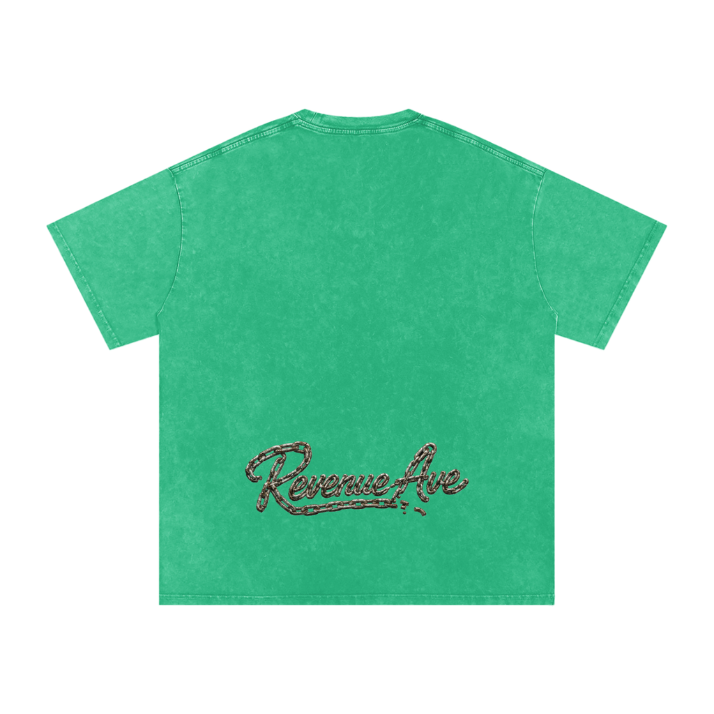 Revenue Ave Snow Washed Oversized Cotton T-Shirt