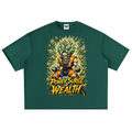 Washed Rolled Hem Half Sleeve T-Shirt