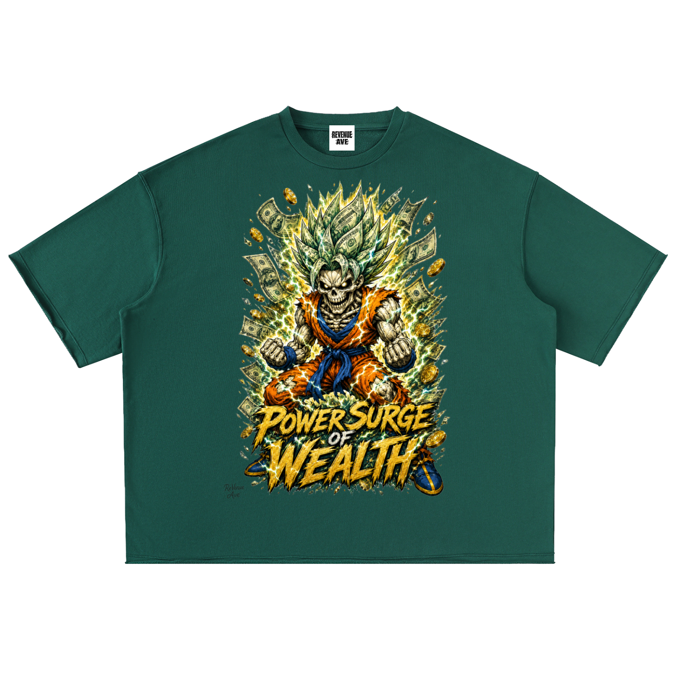 Washed Rolled Hem Half Sleeve T-Shirt
