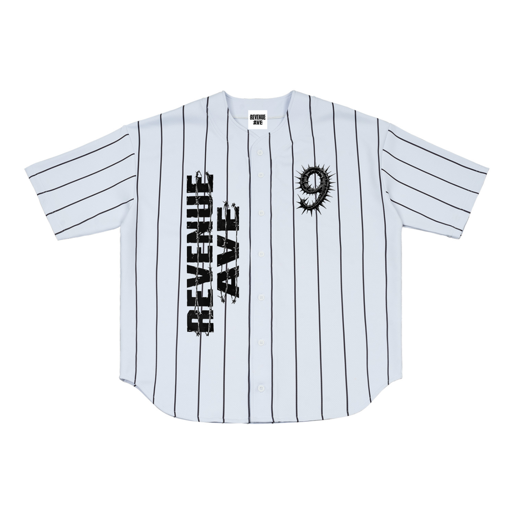 Revenue Ave Pinstripe Baseball Jersey