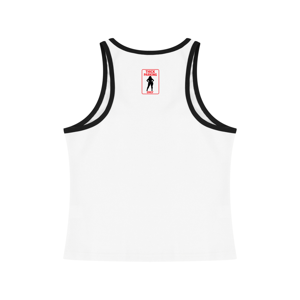 Women's Color Block Cropped Tank Top