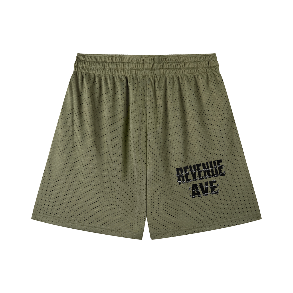 Revenue Ave Mesh Drawstring Shorts