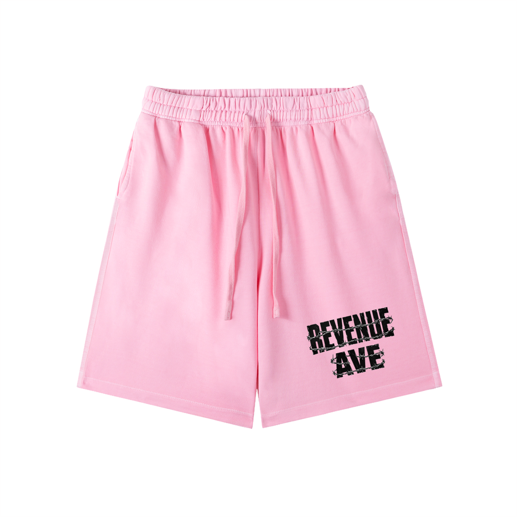 Revenue Ave Vintage Wash Cotton Shorts