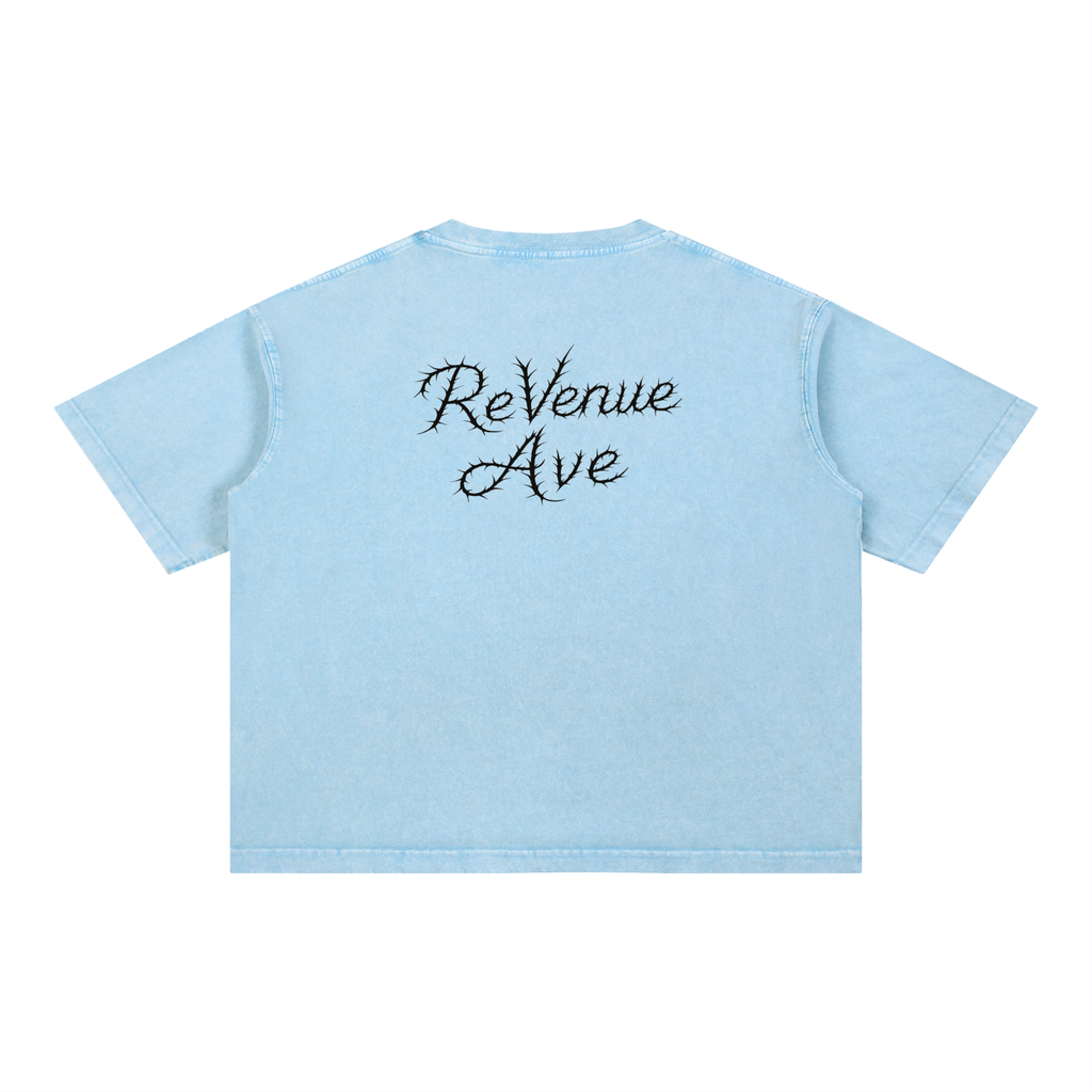 Revenue Ave Mineral Wash Boxy Cotton T-Shirt