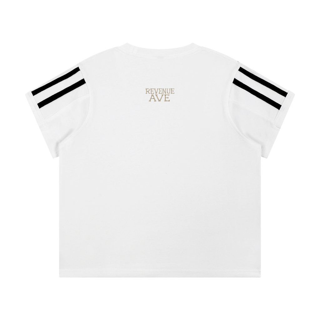 Revenue Ave Women's Varsity Stripe T-Shirt