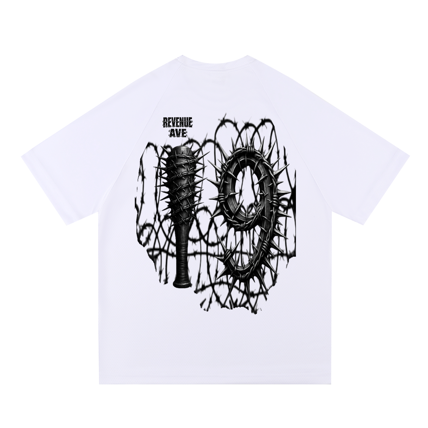 Revenue Ave Raglan Sleeve Mesh T-Shirt