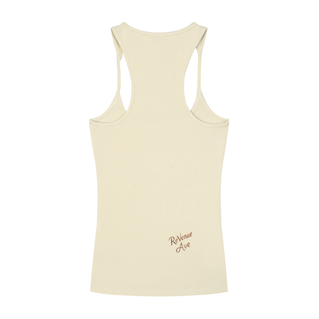 Revenue Ave Slim Fit Ribbed Racerback Tank Top
