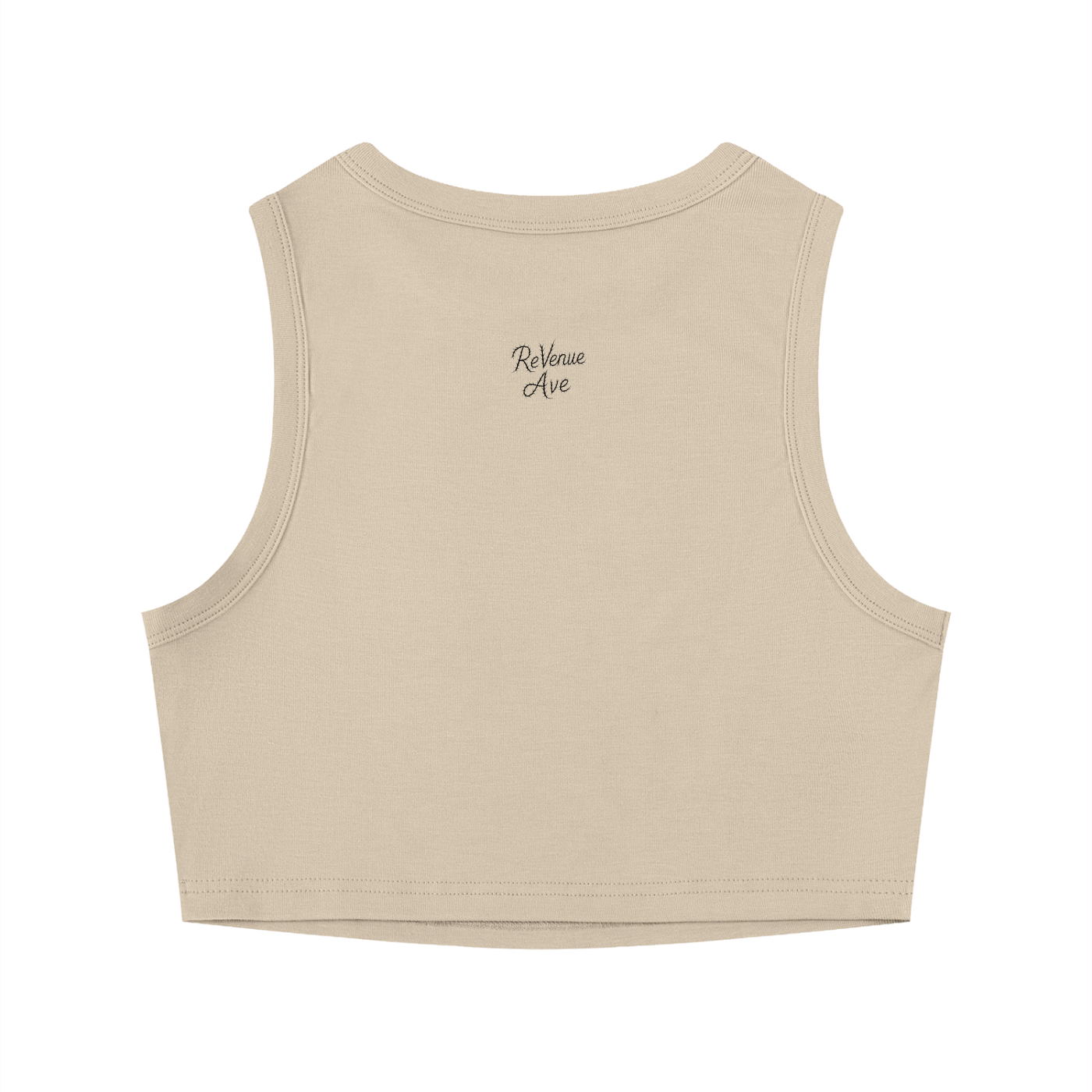 Revenue Ave Women's Tight Crewneck Crop Tank Top