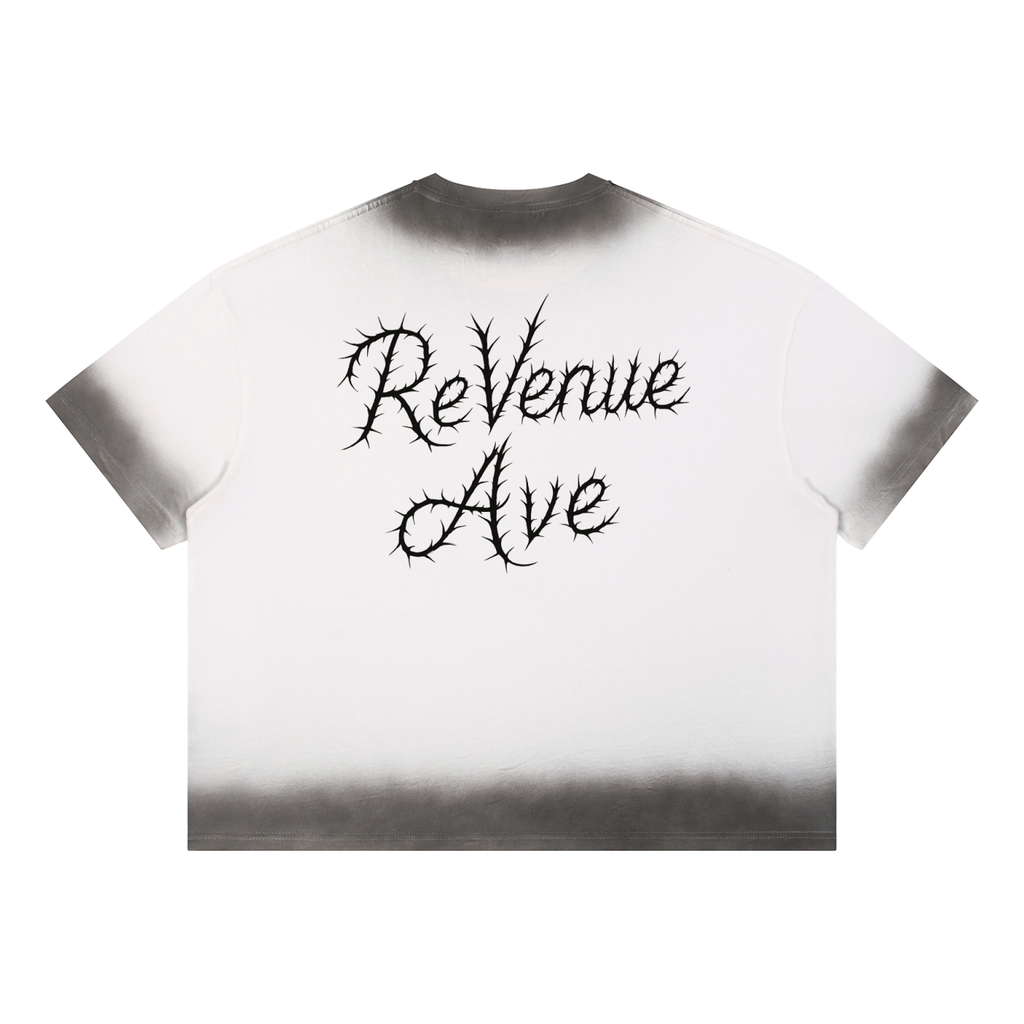 Revenue Ave Unisex Boxy Sunfade Vintage Wash T-Shirt