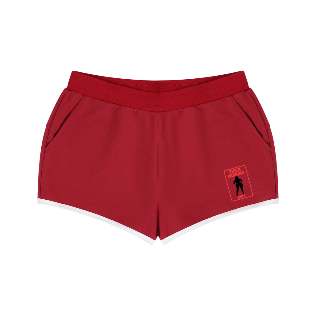 Women's Retro Contrast Binding Shorts