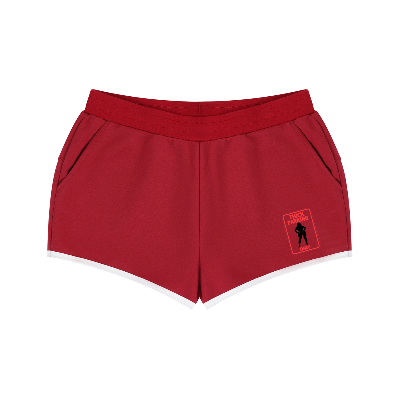Women's Retro Contrast Binding Shorts