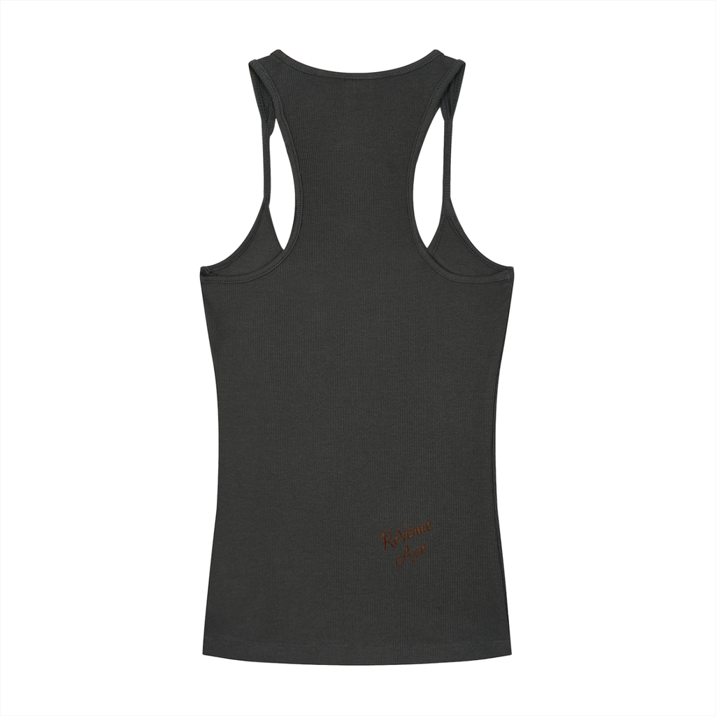 Revenue Ave Slim Fit Ribbed Racerback Tank Top