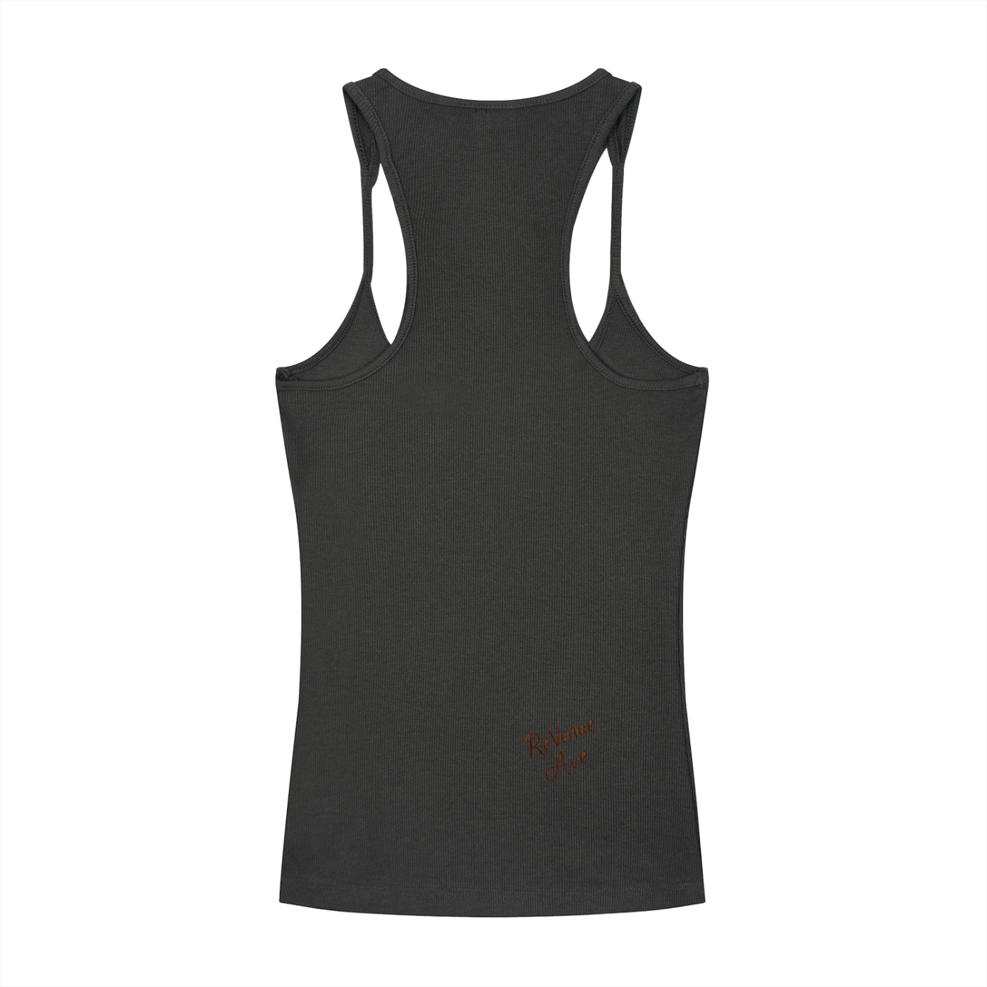 Revenue Ave Slim Fit Ribbed Racerback Tank Top