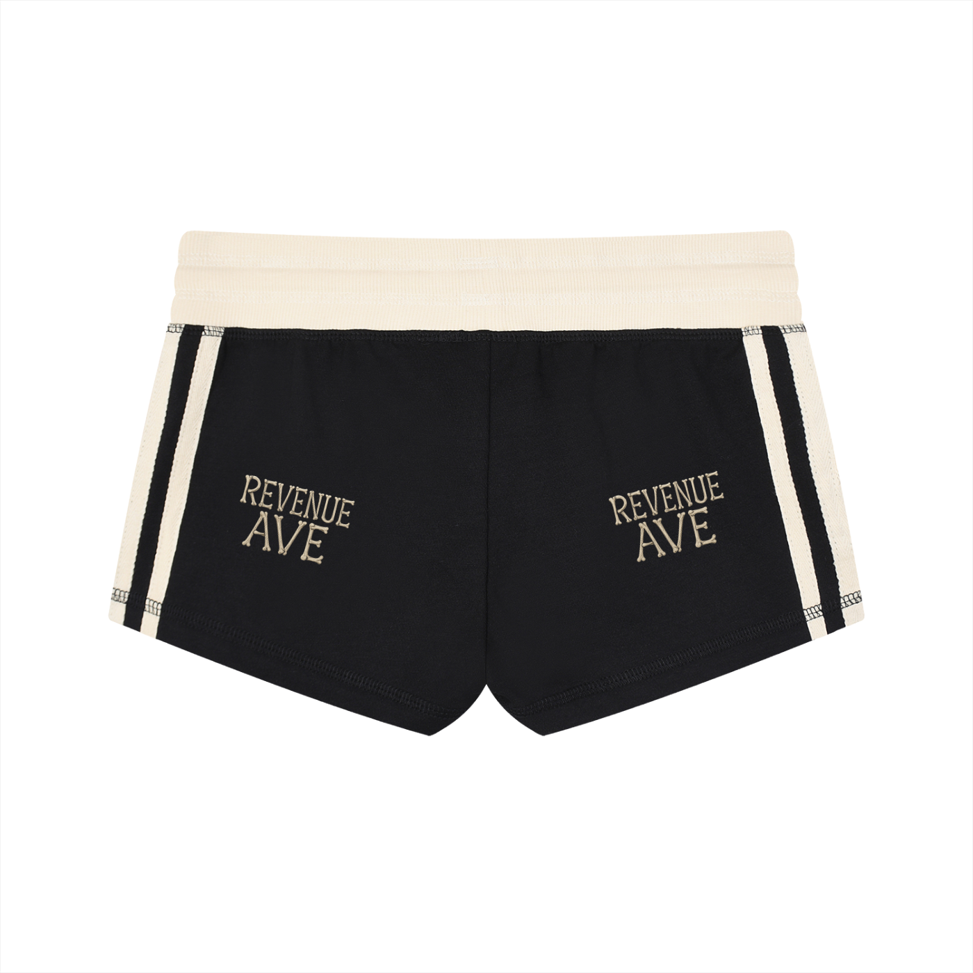 Revenue Ave Women's Contrast Stripe Track Shorts