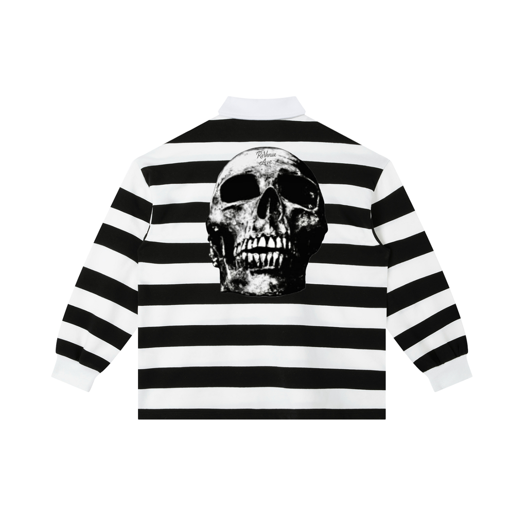 Revenue Ave Color Block Stripe Polo Shirt