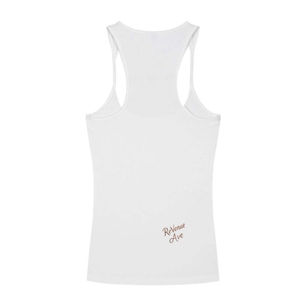 Revenue Ave Slim Fit Ribbed Racerback Tank Top