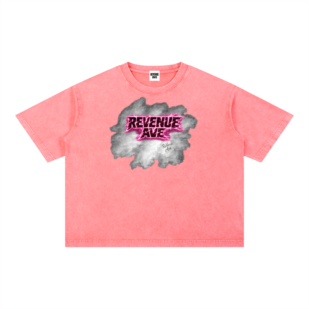 Revenue Ave Mineral Wash Boxy Cotton T-Shirt