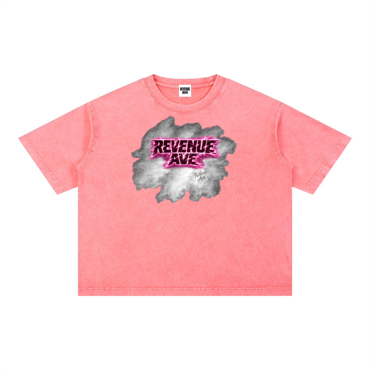 Revenue Ave Mineral Wash Boxy Cotton T-Shirt