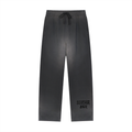 Revenue Ave Sun Fade Raw Edge Straight-Leg Sweatpants