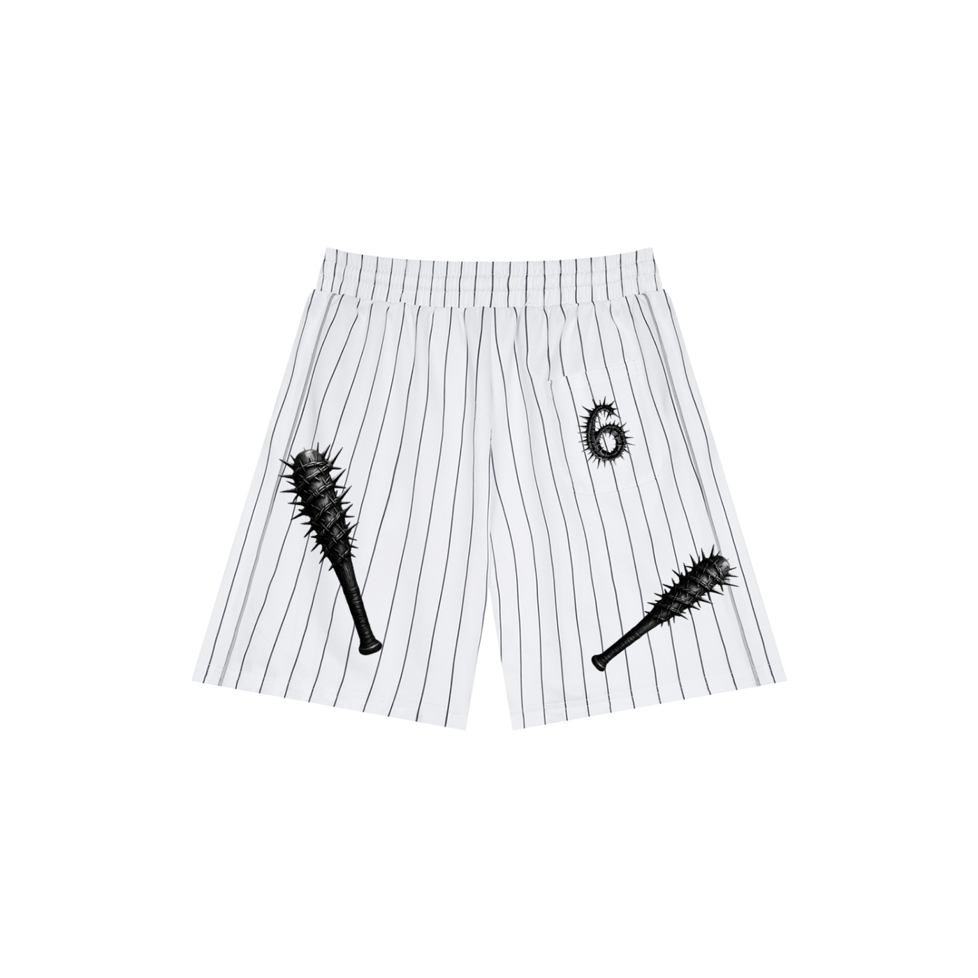 Revenue Ave Unisex Striped Loose Fit Shorts