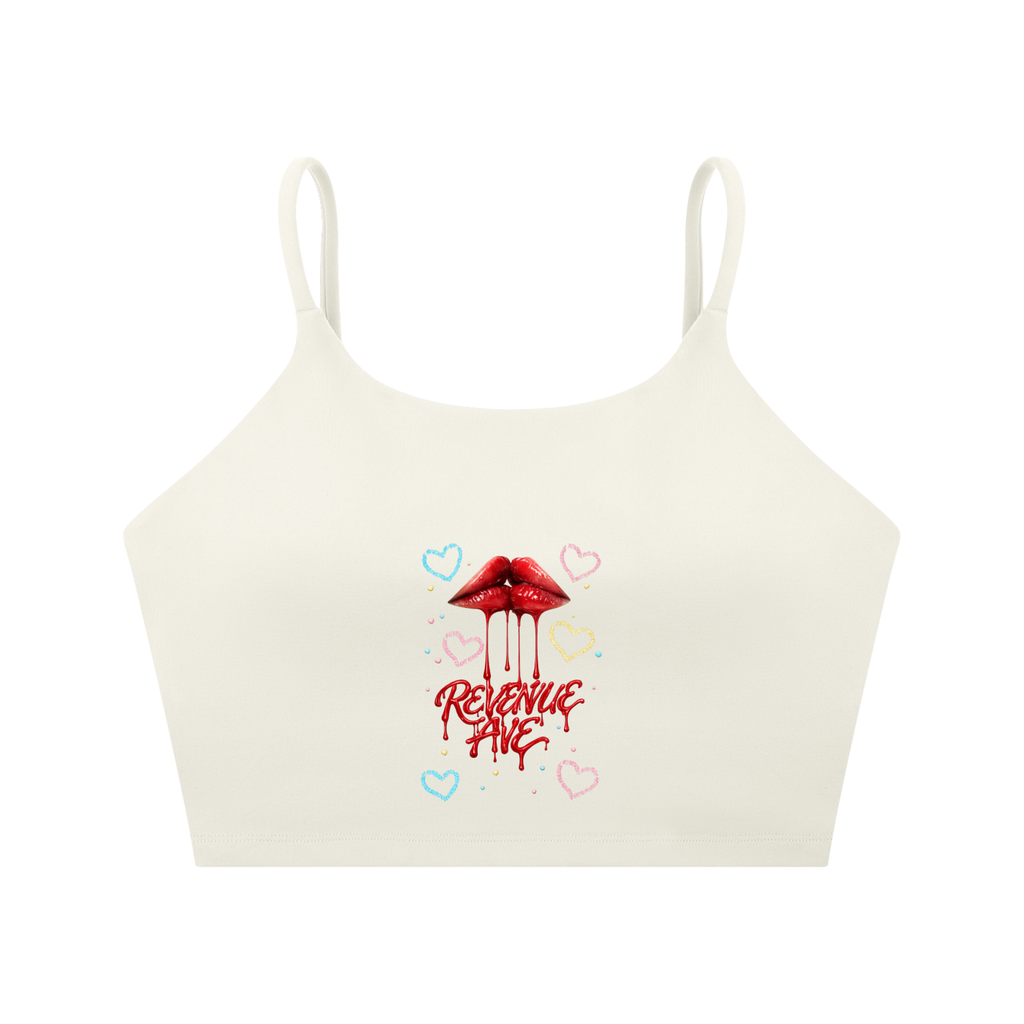 Revenue Ave Spaghetti Strap Yoga Sports Bra