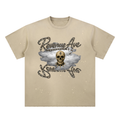 Revenue Ave Hand-Frayed Sunfade Paint Splatter T-Shirt