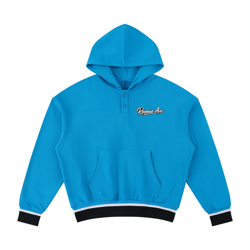 Revenue Ave Unisex Oversized Color Block Boxy Hoodie