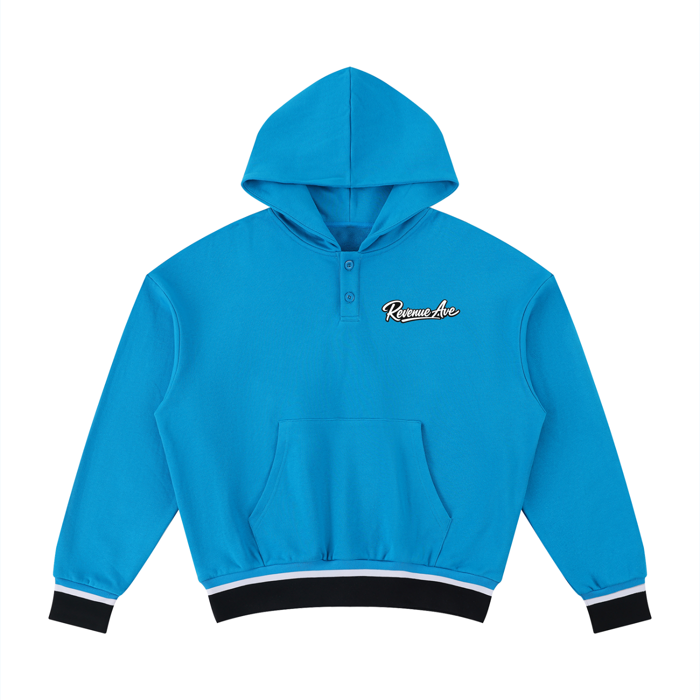 Revenue Ave Unisex Oversized Color Block Boxy Hoodie