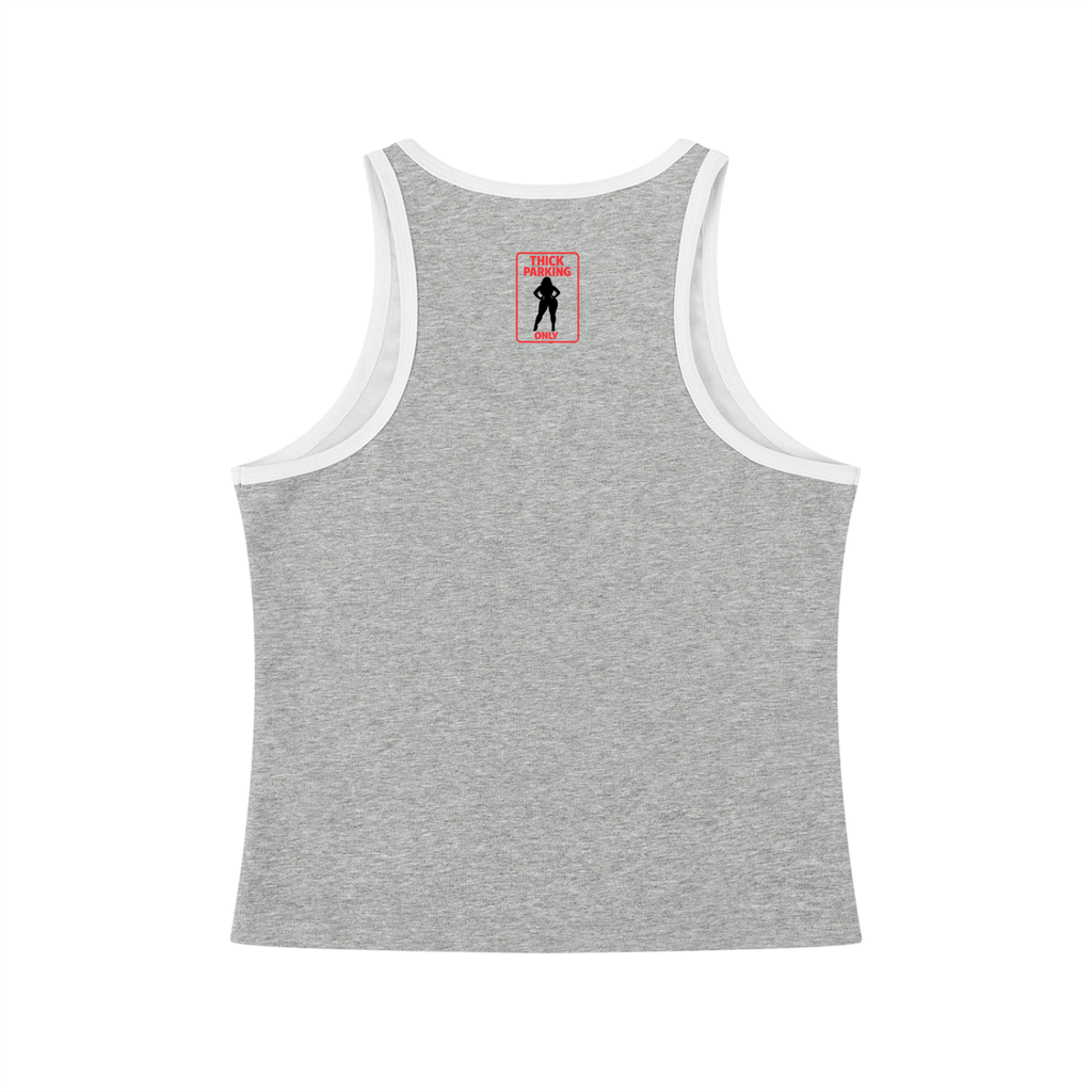 Women's Color Block Cropped Tank Top