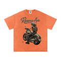 Revenue Ave Snow Washed Oversized Cotton T-Shirt