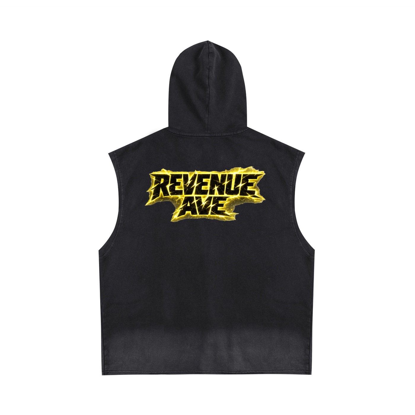 Vintage Washed Zip-Up Hooded Tank Top