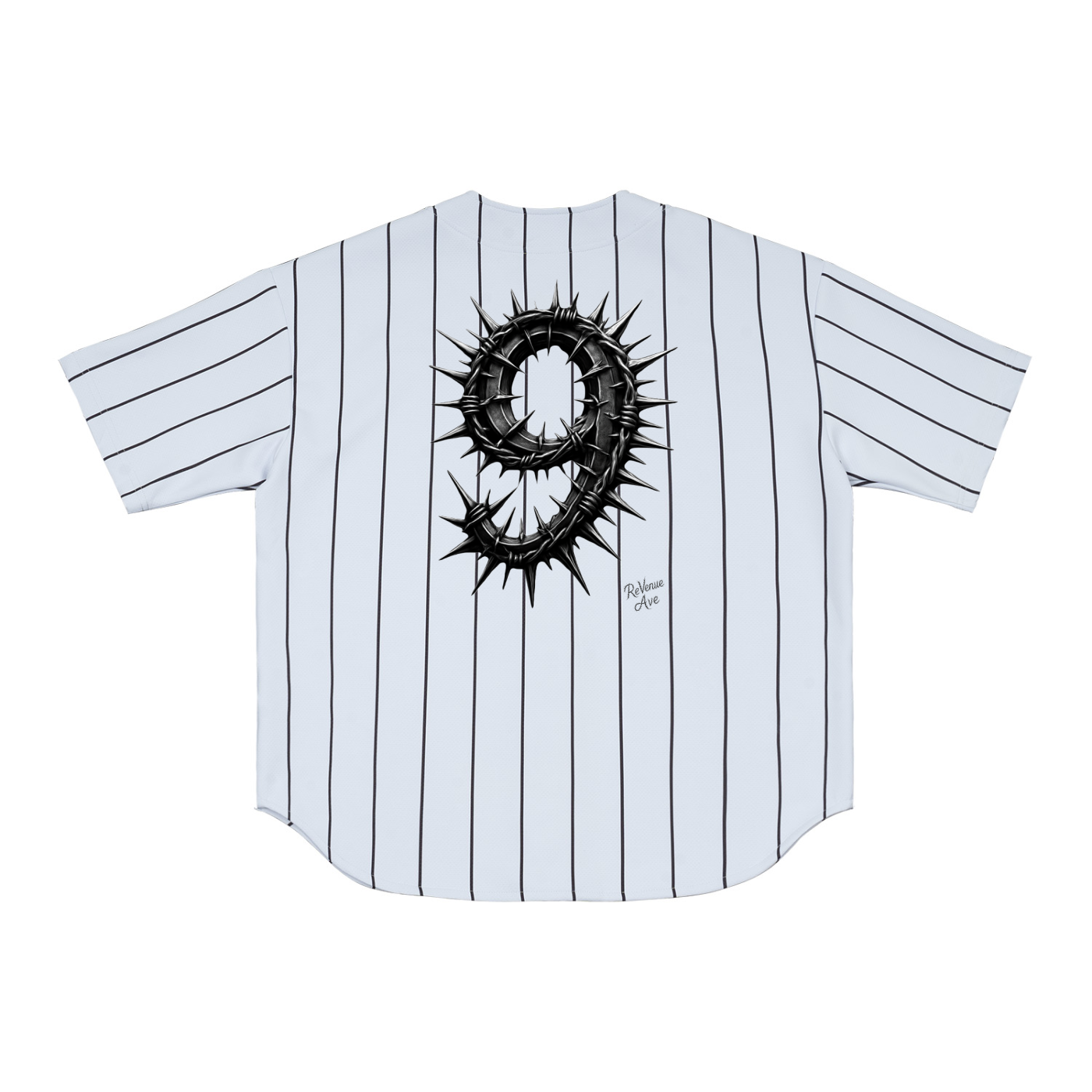 Revenue Ave Pinstripe Baseball Jersey