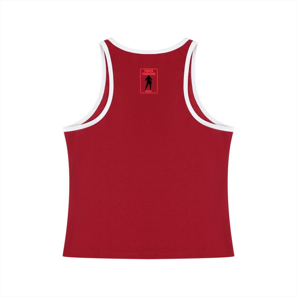 Women's Color Block Cropped Tank Top